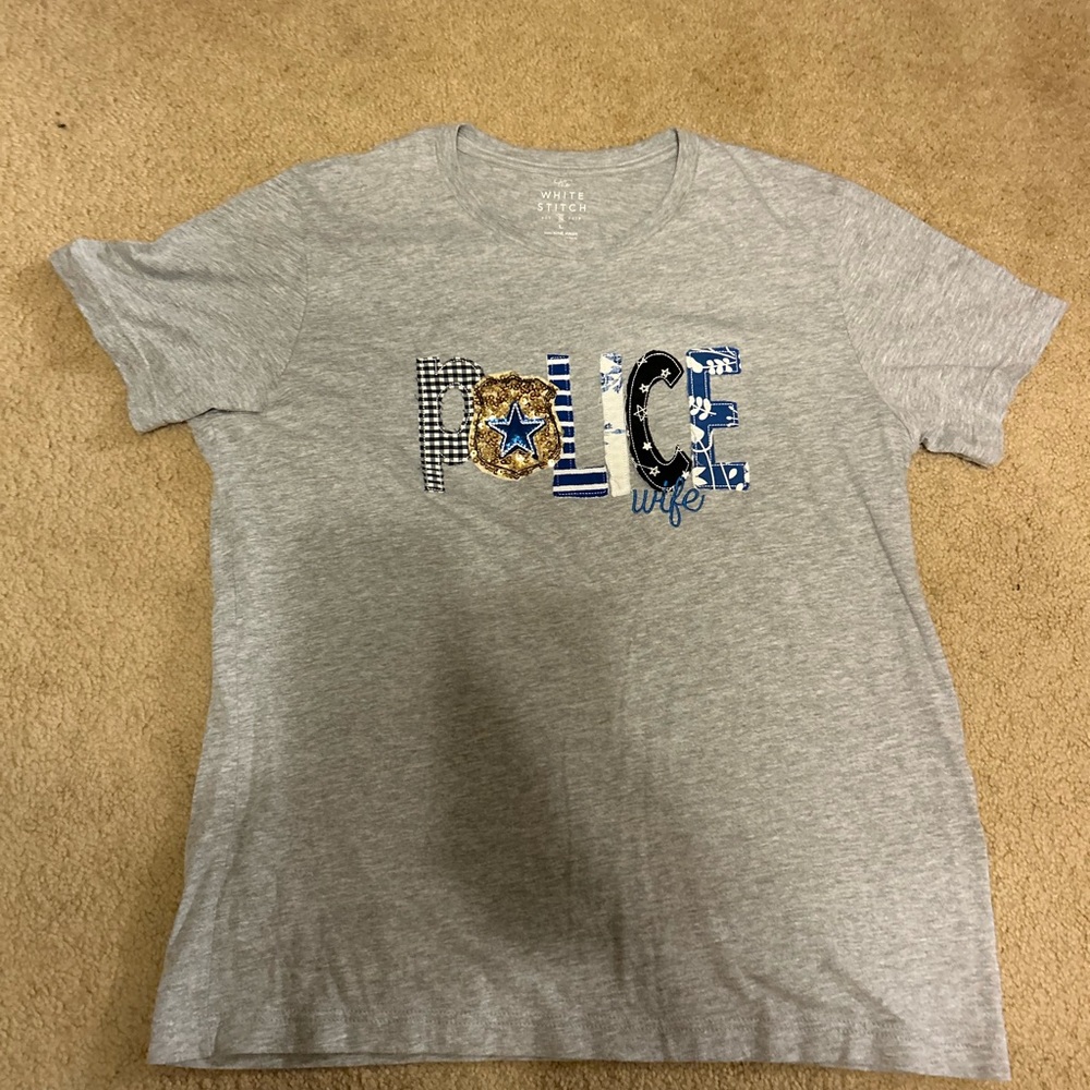 Police wife tshirt